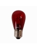   Ushio 1003931 - Utopia LED 2W - S14 - Transparent Red - Dimmable - Indoor / Outdoor Use - 15 Watt Equivalent 